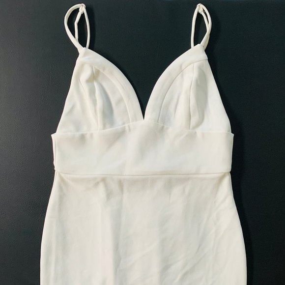 NWOT: Lulu’s - ‘All In Favor’ Midi Dress (WHITE) - Picture 8 of 14